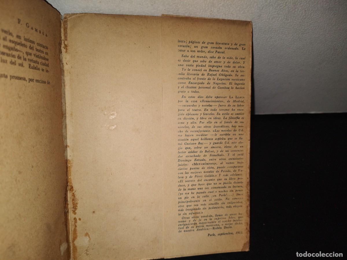 Libros de segunda mano: 94- LA LLAGA. NOVELA - FEDERICO GAMBOA - EDICIONES BOTAS 1947 - Foto 5