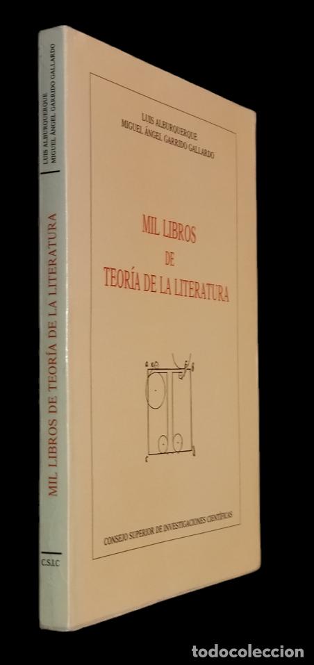 Libros de segunda mano: MIL LIBROS DE TEOR&Iacute;A DE LA LITERATURA / LUIS ALBURQUERQUE. BUEN ESTADO.