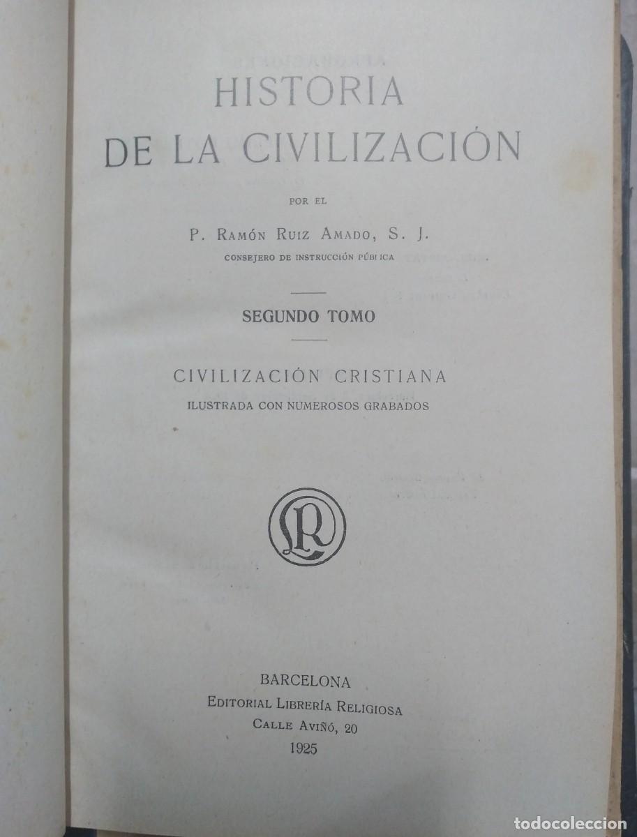 Libros de segunda mano: HISTORIA DE LA CIVILIZACION 2 TOMOS - Foto 4