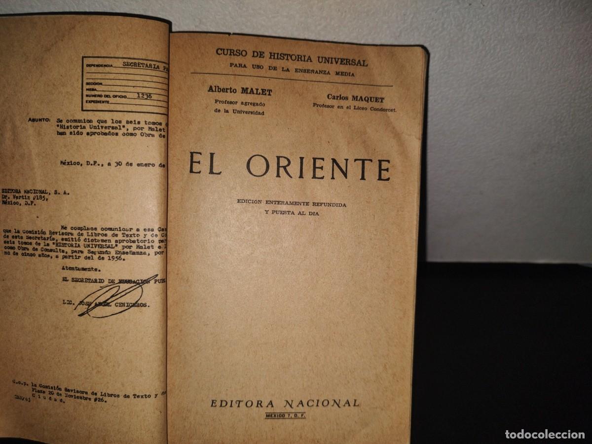 Libros de segunda mano: 95- EL ORIENTE - A. MALET - 1956 - Foto 3