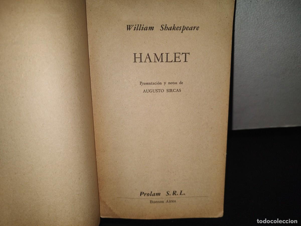 Libros de segunda mano: 95- HAMLET - WILLIAM SHAKESPEARE - 1977 - Foto 5