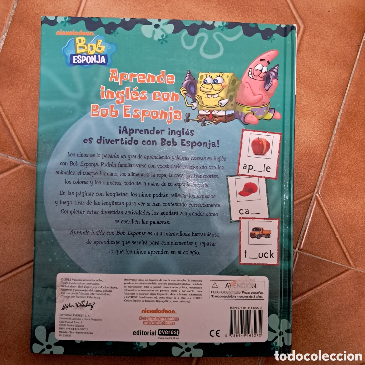 Libros de segunda mano: Aprende ingl&eacute;s con bob esponja. Con rotulador borrable. (2012 everest nickelodeon) - Foto 5