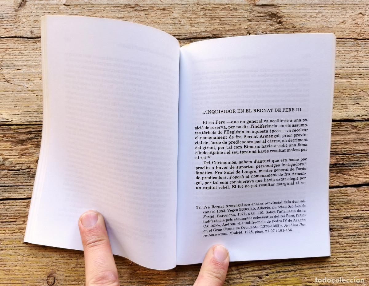 Libros de segunda mano: NICOLAU EIMERIC I LA POL&Egrave;MICA INQUISITORIAL. JOSEP BRUGADA. 1998 - Foto 3