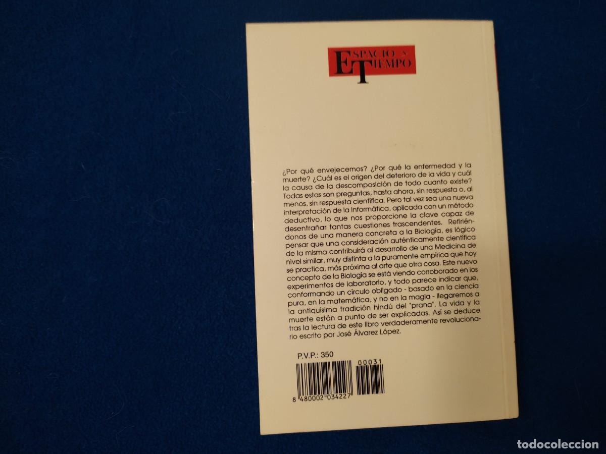 Libros de segunda mano: BIOINFORM&Aacute;TICA Jos&eacute; Alvarez L&oacute;pez Ediciones Espacio y Tiempo 1992 - Foto 3