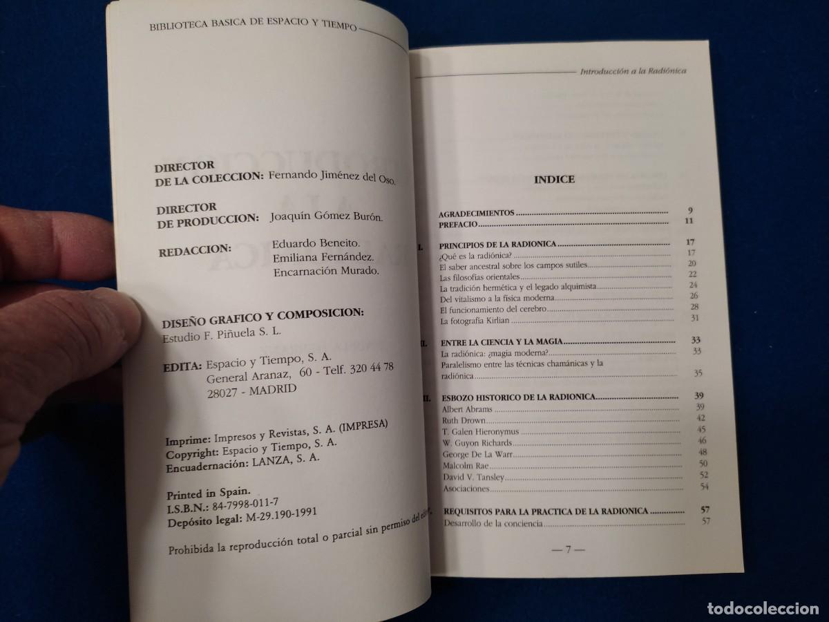 Libros de segunda mano: INTRODUCCION A LA RADIONICA Ediciones Espacio y Tiempo 1992. Isabela Herranz. - Foto 5