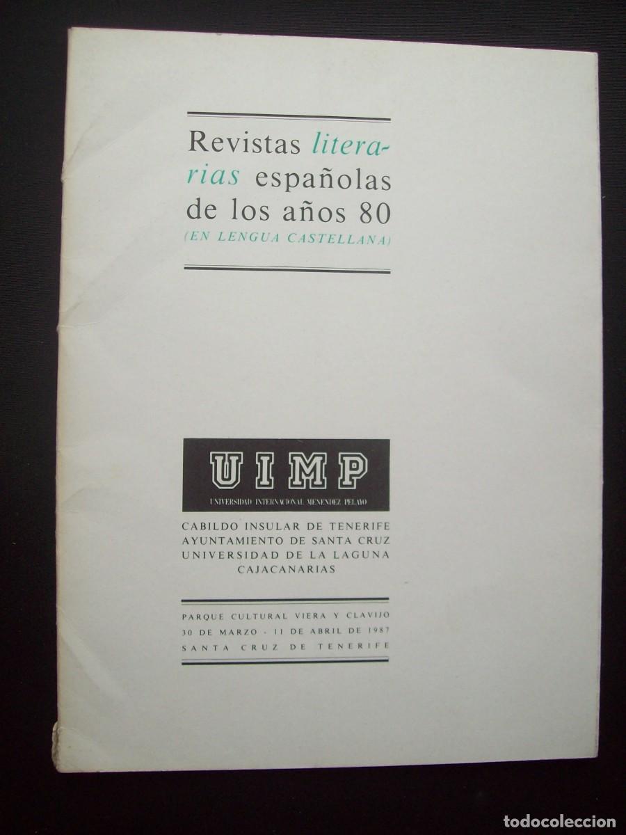Libros de segunda mano: REVISTAS LITERARIAS ESPA&Ntilde;OLAS A&Ntilde;OS 80. EN LENGUA CASTELLANA