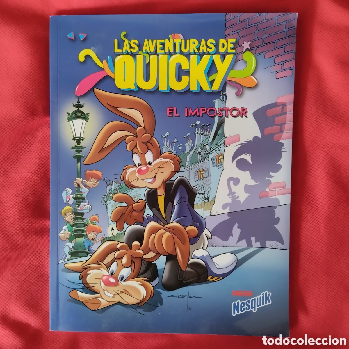 Libros de segunda mano: LAS AVENTURAS DE QUICKY. EL IMPOSTOR. NESTL&Eacute;, NESQUIK 2015. - Foto 1