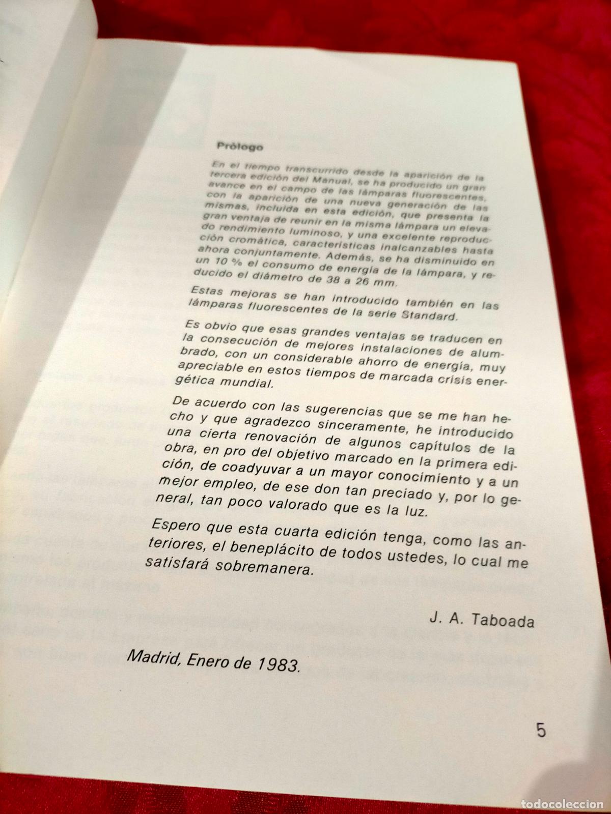 Libros de segunda mano: Manual de luminotecnia Osram editorial dossat J.A. Taboada - Foto 5