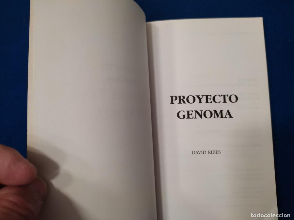 Libros de segunda mano: Proyecto Genoma David Rives Ediciones Espacio y Tiempo 1992. - Foto 4