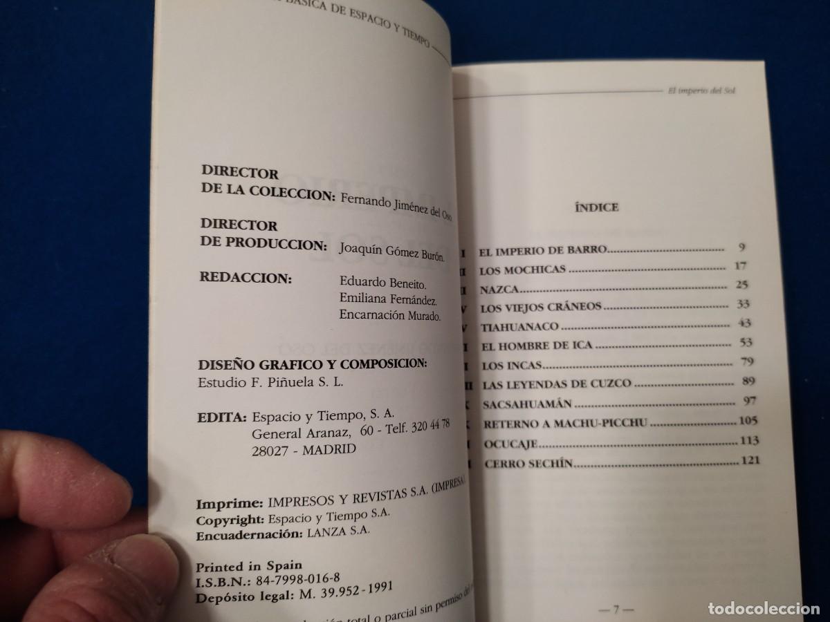 Libros de segunda mano: El Imperio del Sol F. Jimenez del Oso Ediciones Espacio y Tiempo 1992 - Foto 5