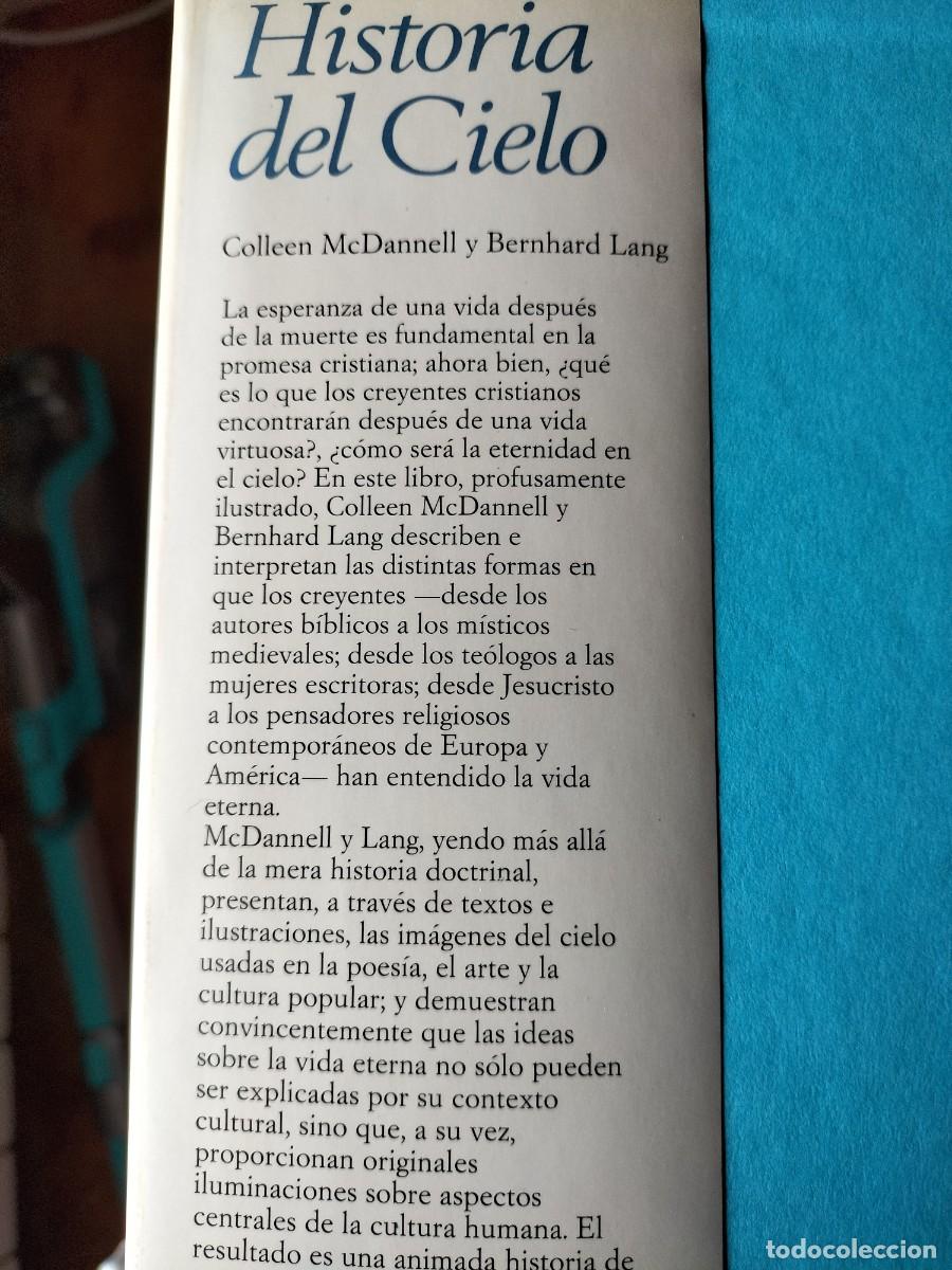 Libros de segunda mano: Historia del Cielo (Colleen McDannell y Bernhard Lang) - Foto 5