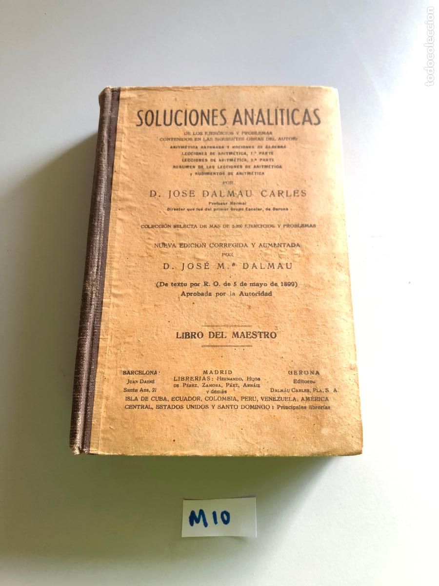 Libros de segunda mano: Soluciones anal&iacute;ticas - Foto 1