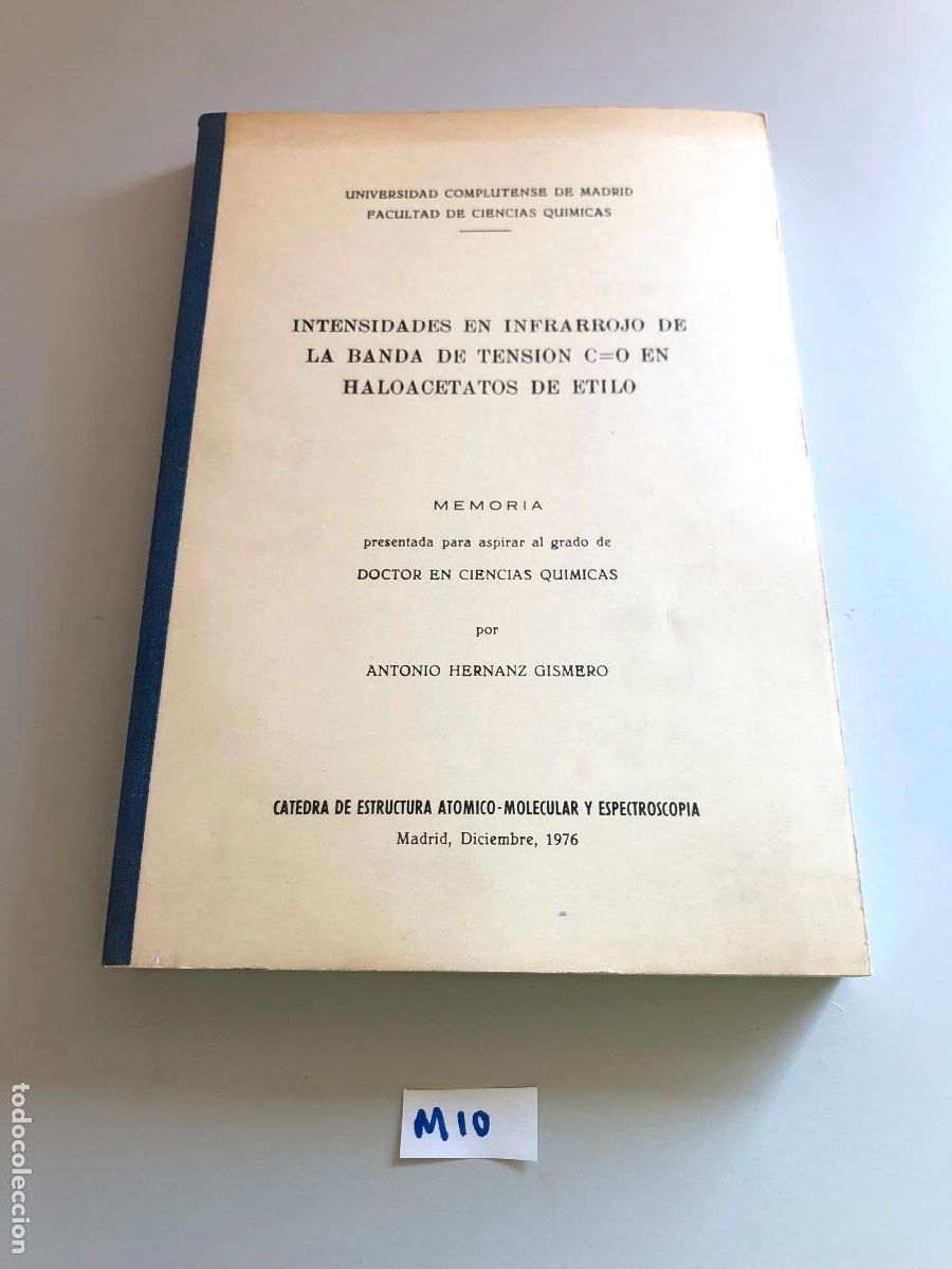Libros de segunda mano: C&aacute;tedra de estructura at&oacute;mico molecular y espectroscopia - Foto 1