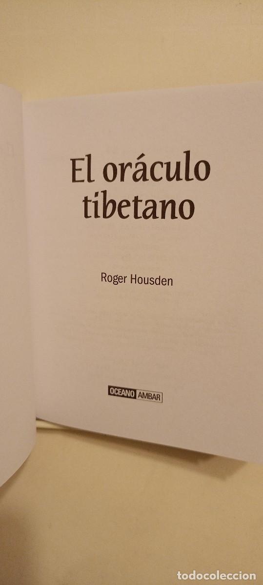 Libros de segunda mano: EL ORACULO TIBETANO ROGER HOUSDEN - Foto 4
