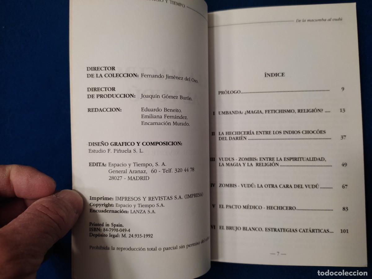 Libros de segunda mano: De la Macumba al Vud&uacute; Jos&eacute; M. Reverte Coma Ediciones Espacio y Tiempo 1992 - Foto 5