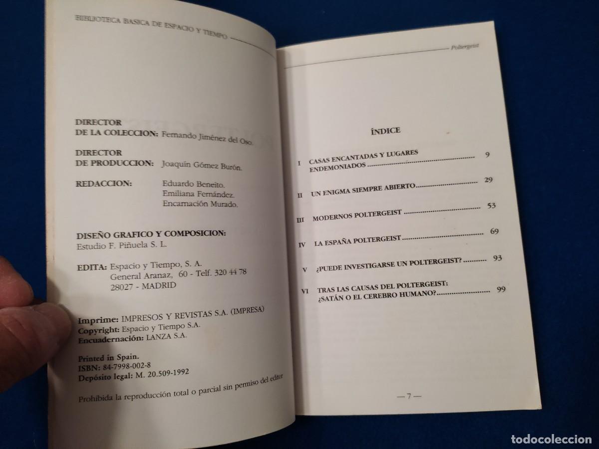 Libros de segunda mano: Polstergeist J.L.Jord&aacute;n Pe&ntilde;a Ediciones Espacio y Tiempo 1992 - Foto 5