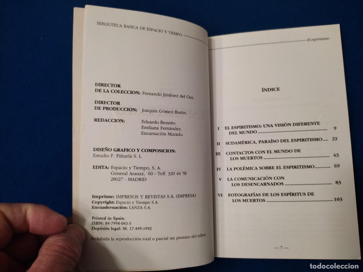 Libros de segunda mano: El Espiritismo Rafael G. Rivera Ediciones Espacio y Tiempo 1992 - Foto 5
