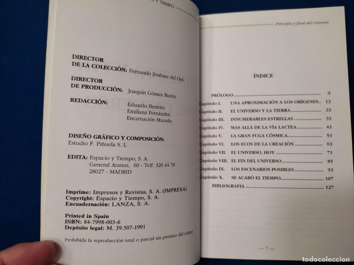 Libros de segunda mano: PRINCIPIO Y FIN DEL UNIVERSO Abelardo Hernandez Ediciones Espacio y Tiempo 1992 - Foto 6