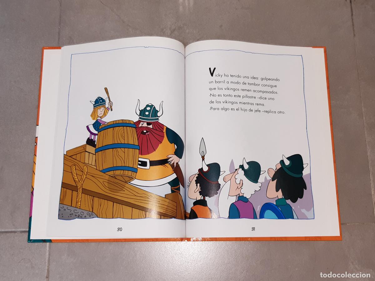 Libros de segunda mano: Libro-Cuento. Vicky el Vikingo (n&uacute;mero 7), Studio 100, con DVD, 2010 - Foto 4