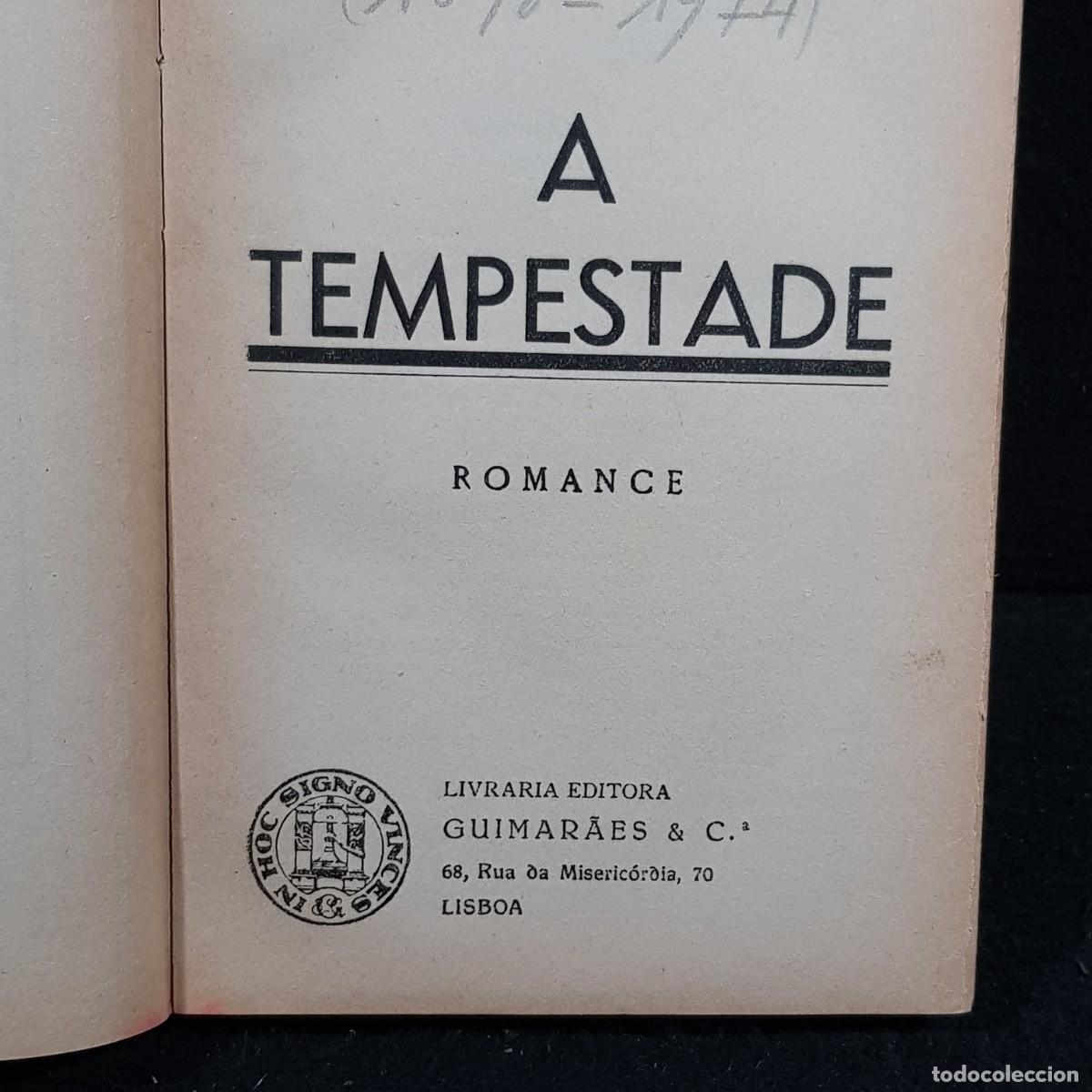 Libros de segunda mano: A TEMPESTADE - FERREIRA DE CASTRO - 1940 / 102 - Foto 4