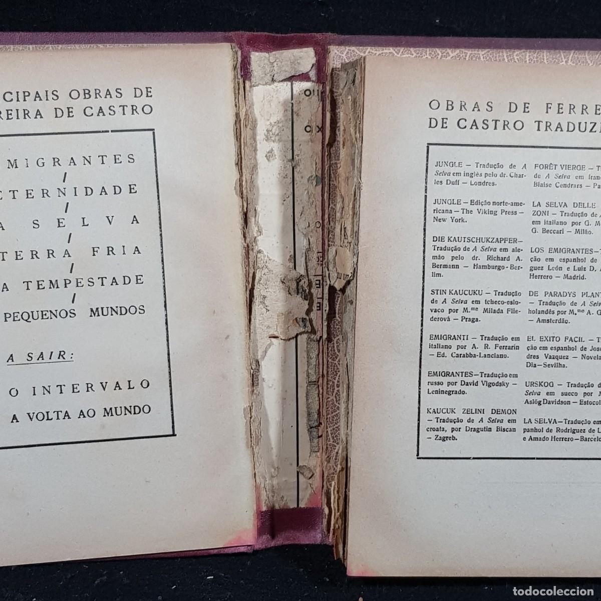Libros de segunda mano: A TEMPESTADE - FERREIRA DE CASTRO - 1940 / 102 - Foto 7