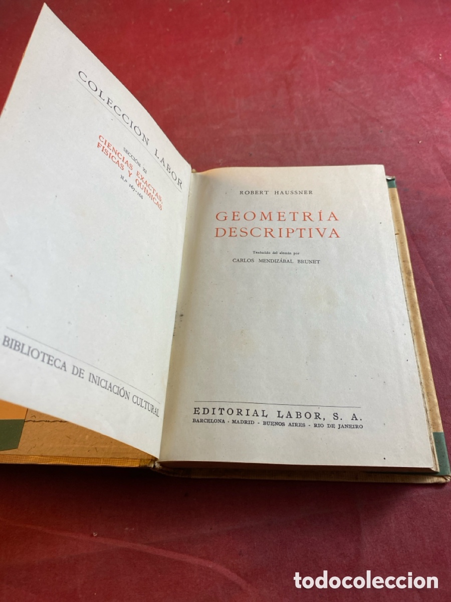 Libros de segunda mano: GEOMETR&Iacute;A DESCRIPTIVA - Foto 2