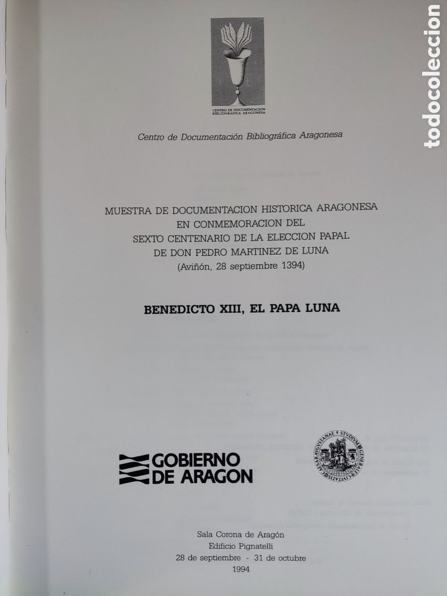 Libros de segunda mano: BENEDICTO XIII, EL PAPA LUNA / 1994 - Foto 2