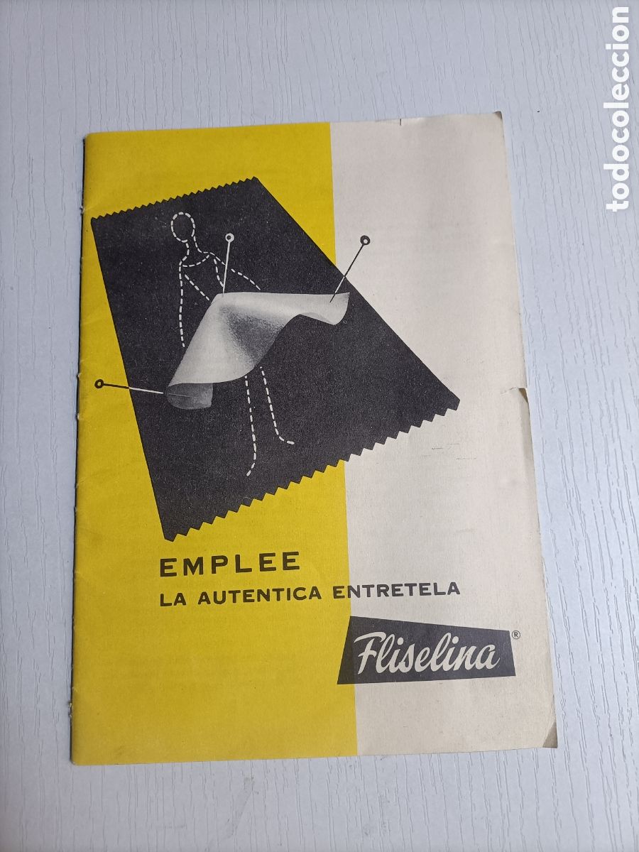 Libros de segunda mano: Emplee la aut&eacute;ntica entretela Fliselina ,.1961 Moda estilo arte