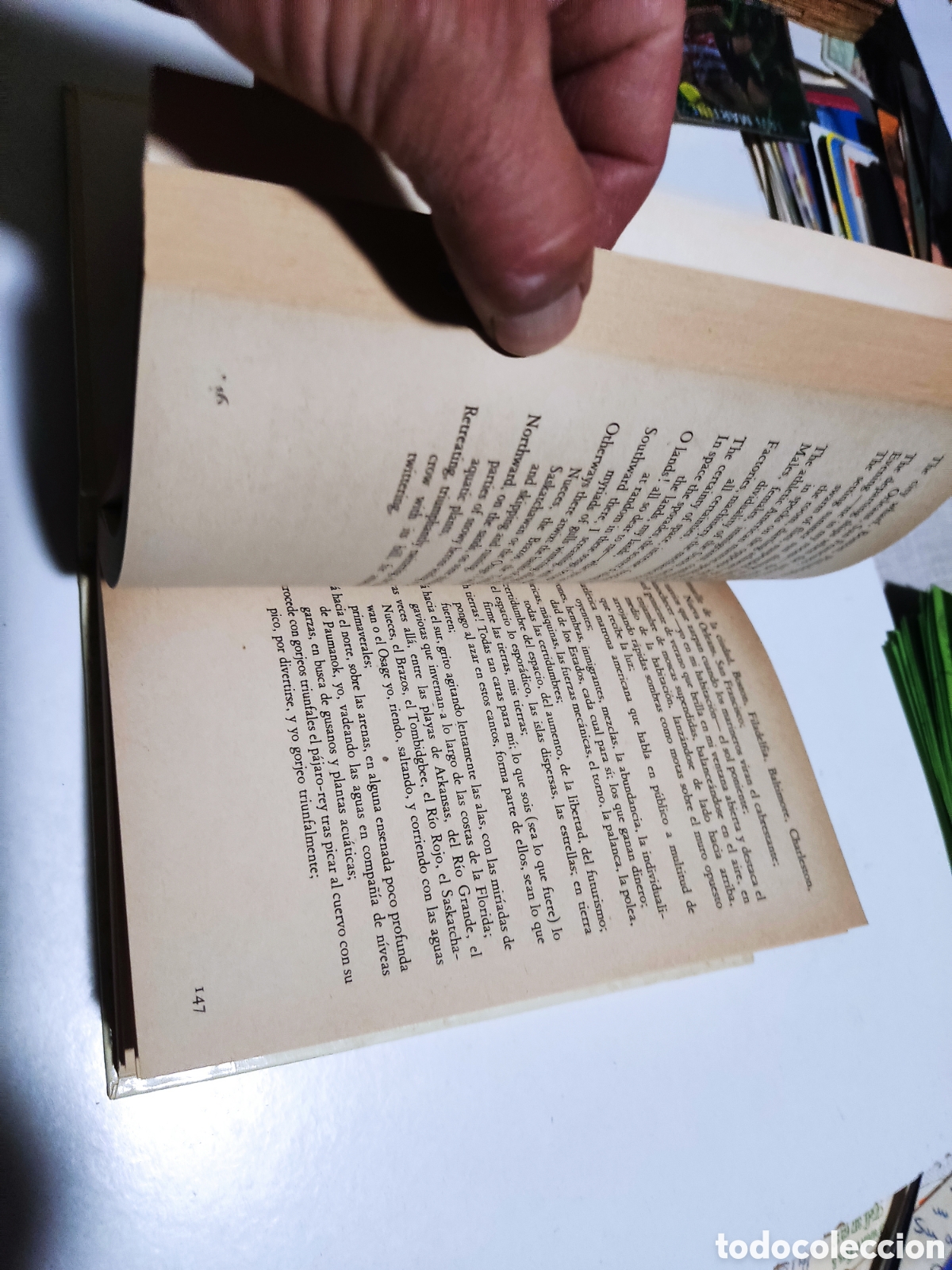 Libros de segunda mano: Libro Whitman poes&iacute;a completa edici&oacute;n biling&uuml;e Tomo ll - Foto 3