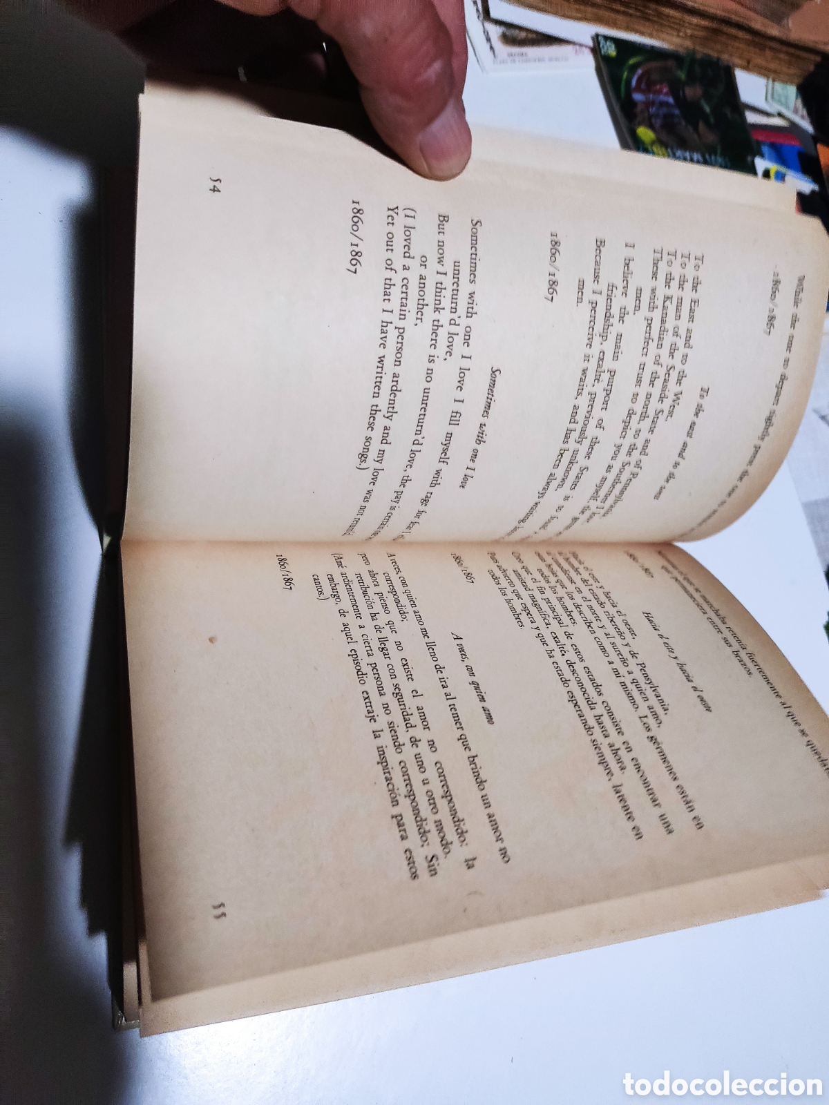 Libros de segunda mano: Libro Whitman poes&iacute;a completa edici&oacute;n biling&uuml;e Tomo ll - Foto 5