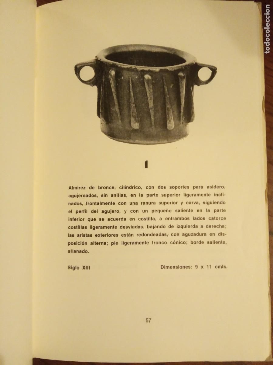 Libros de segunda mano: Cat&aacute;logo de los Almireces. Colecci&oacute;n Palacio de Perelada.-Francisco de P. Bofill. - Foto 6
