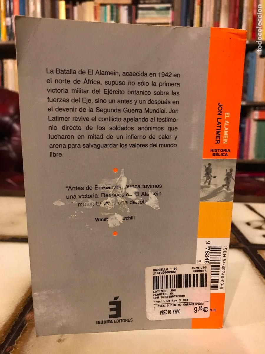 Libros de segunda mano: El Alamein. Jon Latimer. PEDIDO M&Iacute;NIMO 5&euro; - Foto 2