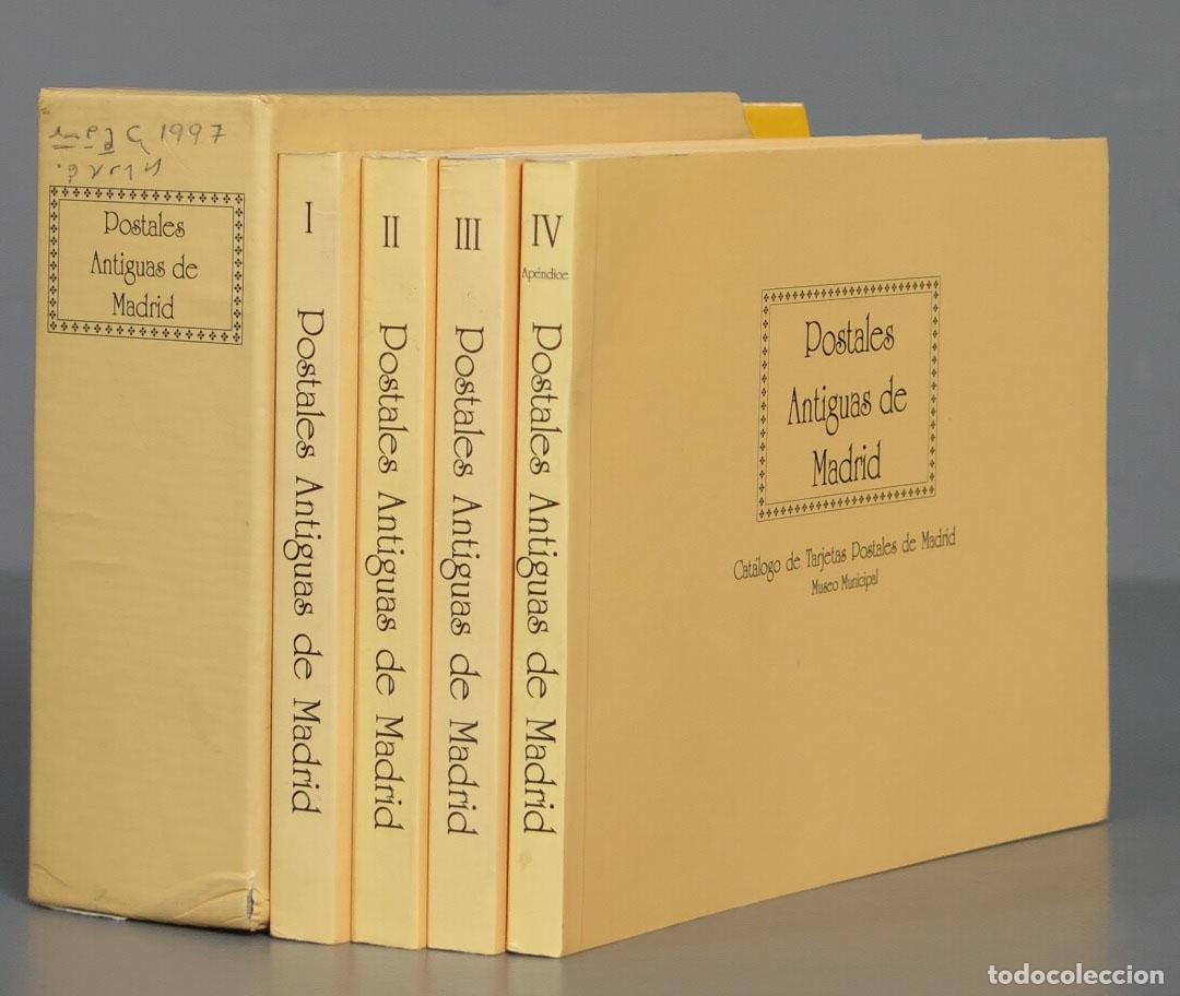Libros de segunda mano: POSTALES ANTIGUAS DE MADRID. 4 TOMOS - Foto 2
