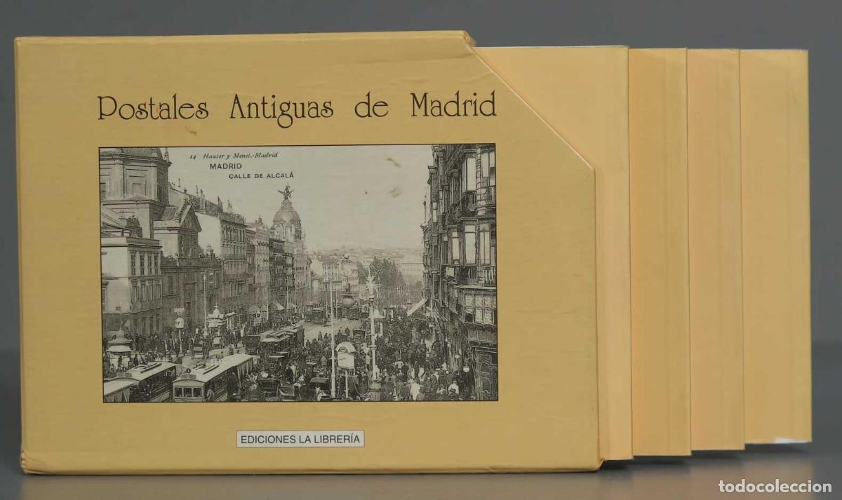 Libros de segunda mano: POSTALES ANTIGUAS DE MADRID. 4 TOMOS - Foto 1