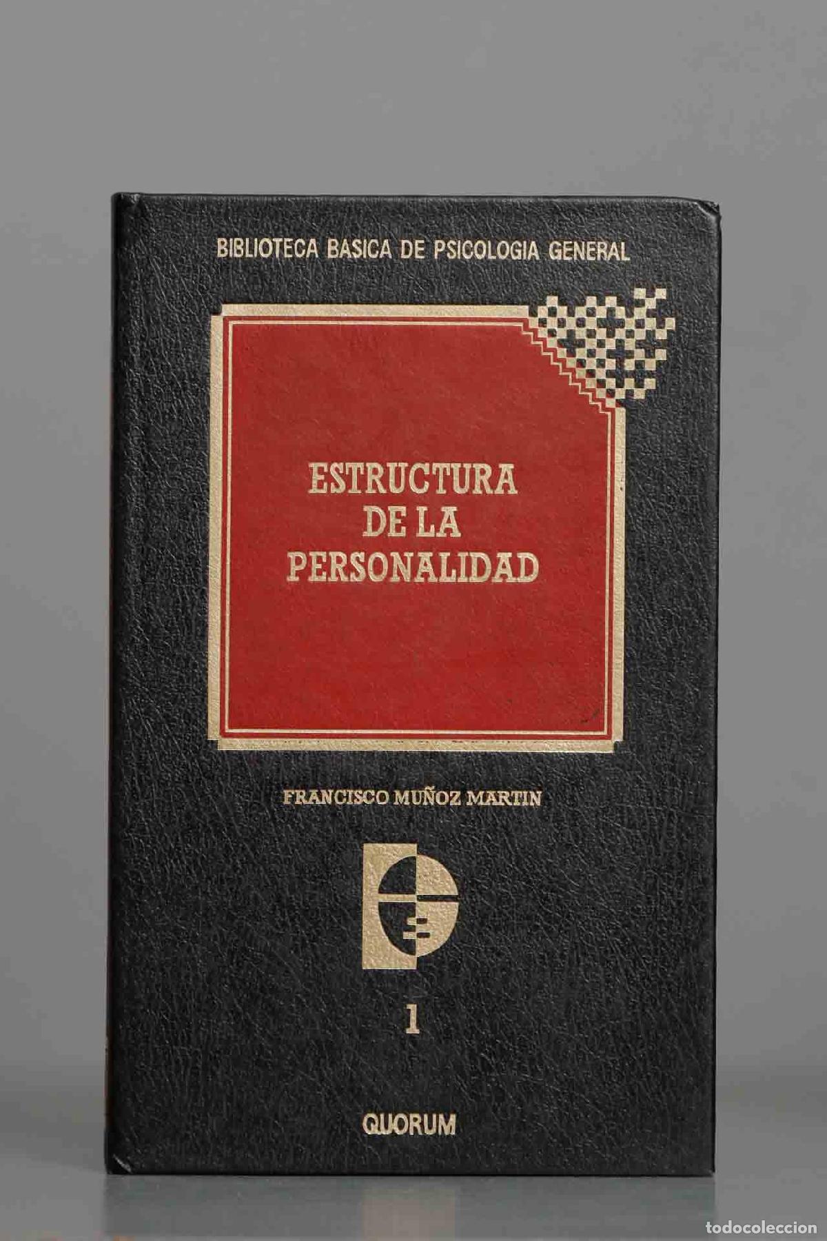 Libros de segunda mano: Estructura de la personalidad. Mu&ntilde;oz Martin - Foto 1
