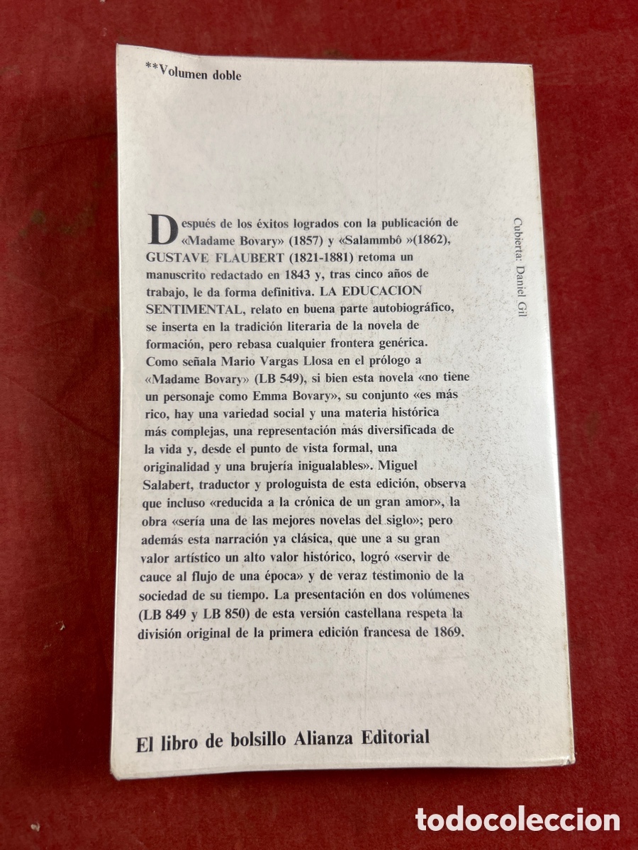Libros de segunda mano: LA EDUCACI&Oacute;N SENTIMENTAL - Foto 3