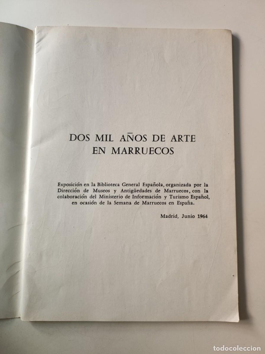 Libros de segunda mano: Dos mil a&ntilde;os de arte en Marruecos. - Foto 2