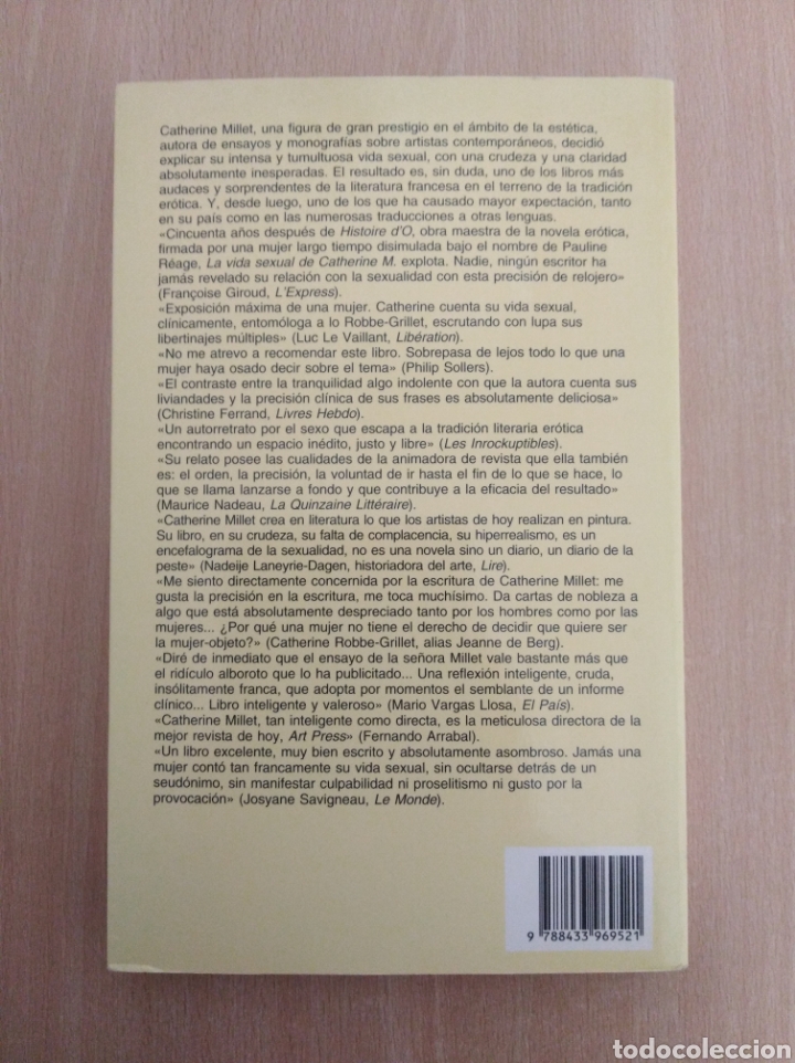 Libros de segunda mano: LA VIDA SEXUAL DE CATHERINE M. Catherine Millet. Anagrama - Foto 2