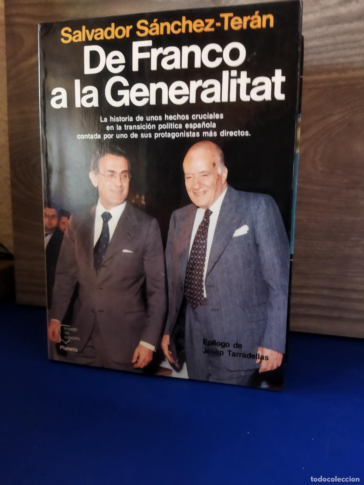 Libros de segunda mano: De franco a la Generalitat - Foto 1
