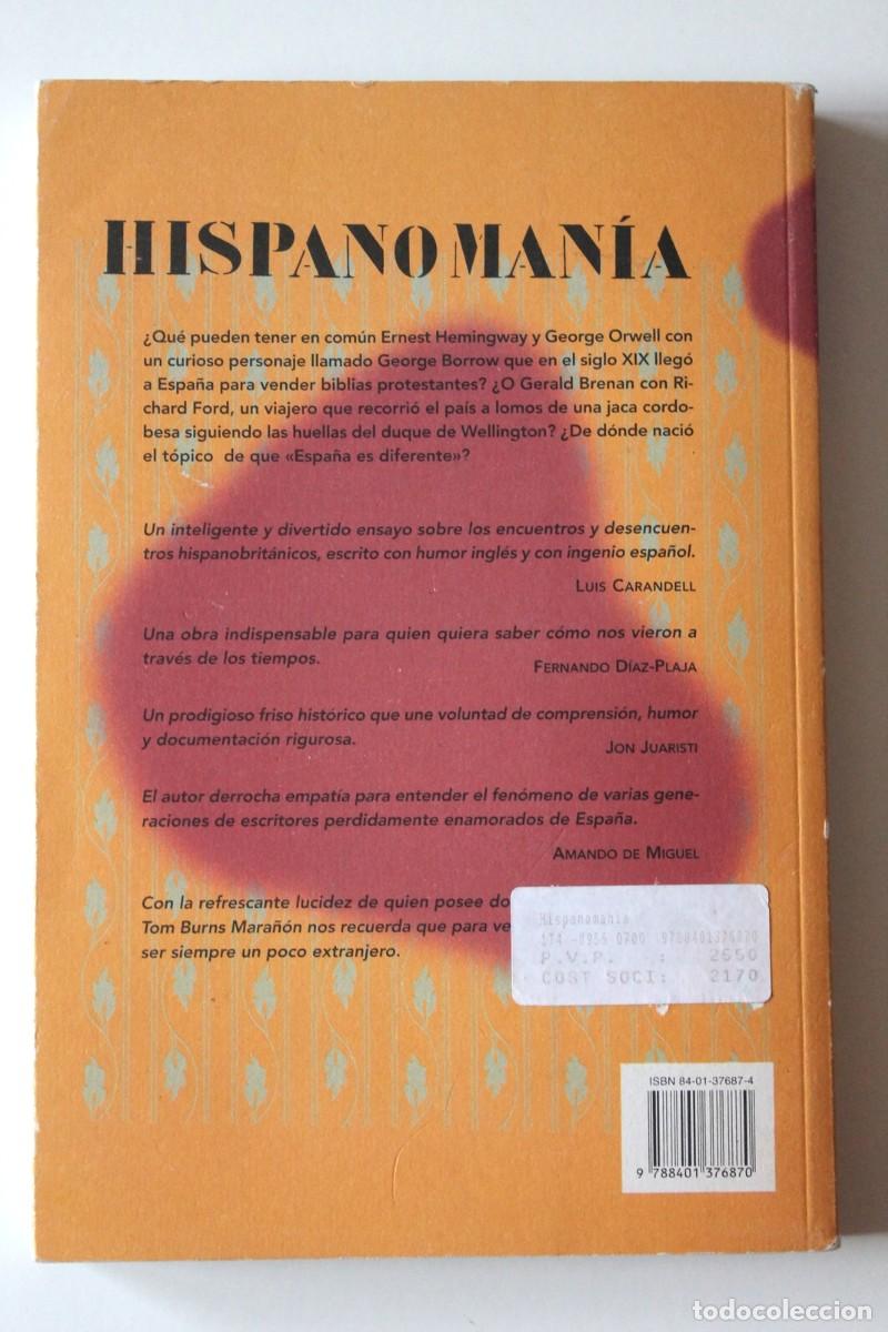 Libros de segunda mano: Tom Burns Mara&ntilde;&oacute;n - Hispanoman&iacute;a - Plaza & Jan&eacute;s - Foto 3