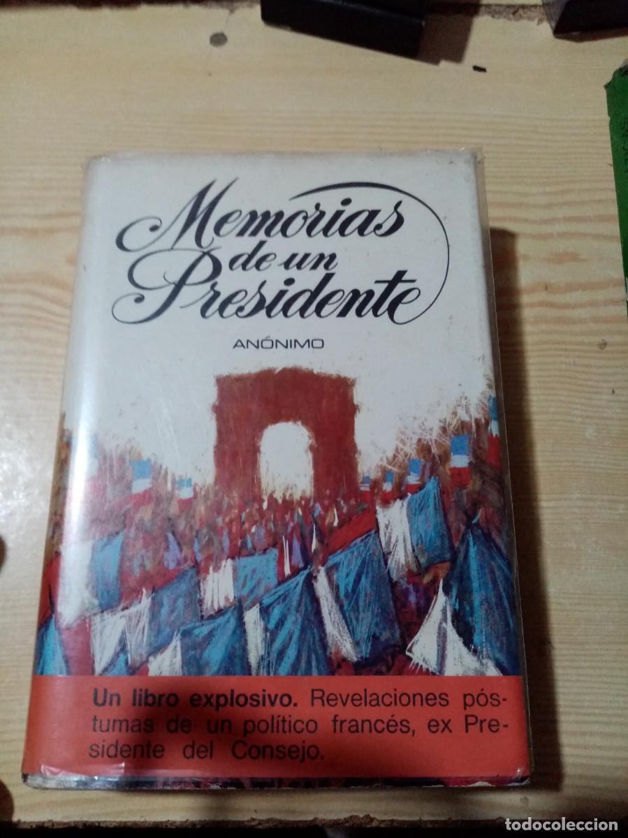 Libros de segunda mano: MEMORIAS DE UN PRESIDENTE. ANONIMO. EST26B3 - Foto 1
