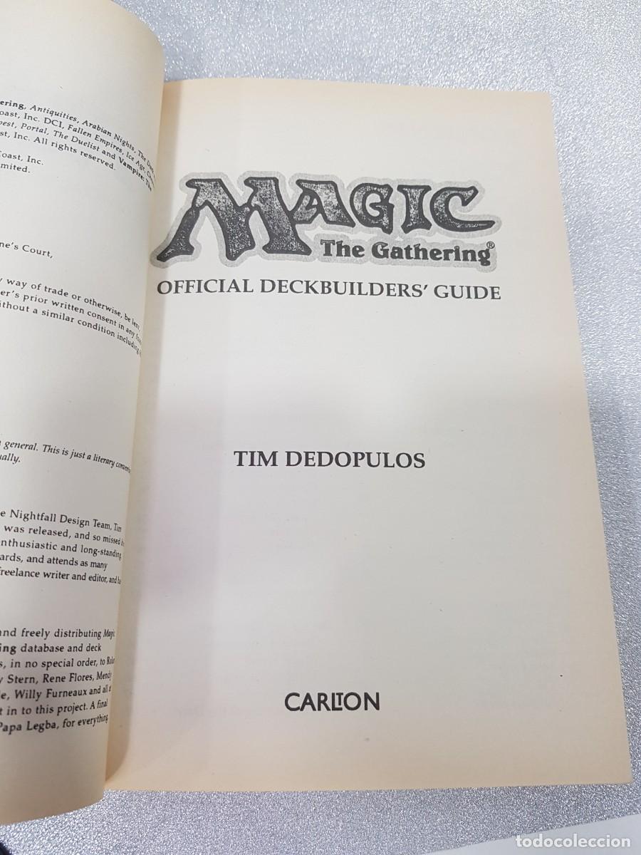Libros de segunda mano: Libro Magic official deckbuilders guide Tim Dedopulos - Foto 2