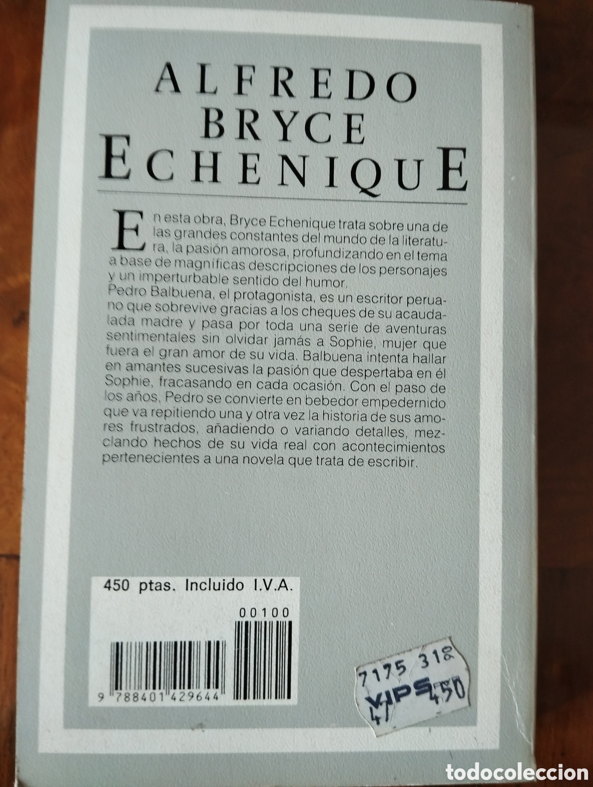 Libros de segunda mano: Tantas veces Pedro.- Alfredo Bruce Echenique. - Foto 2