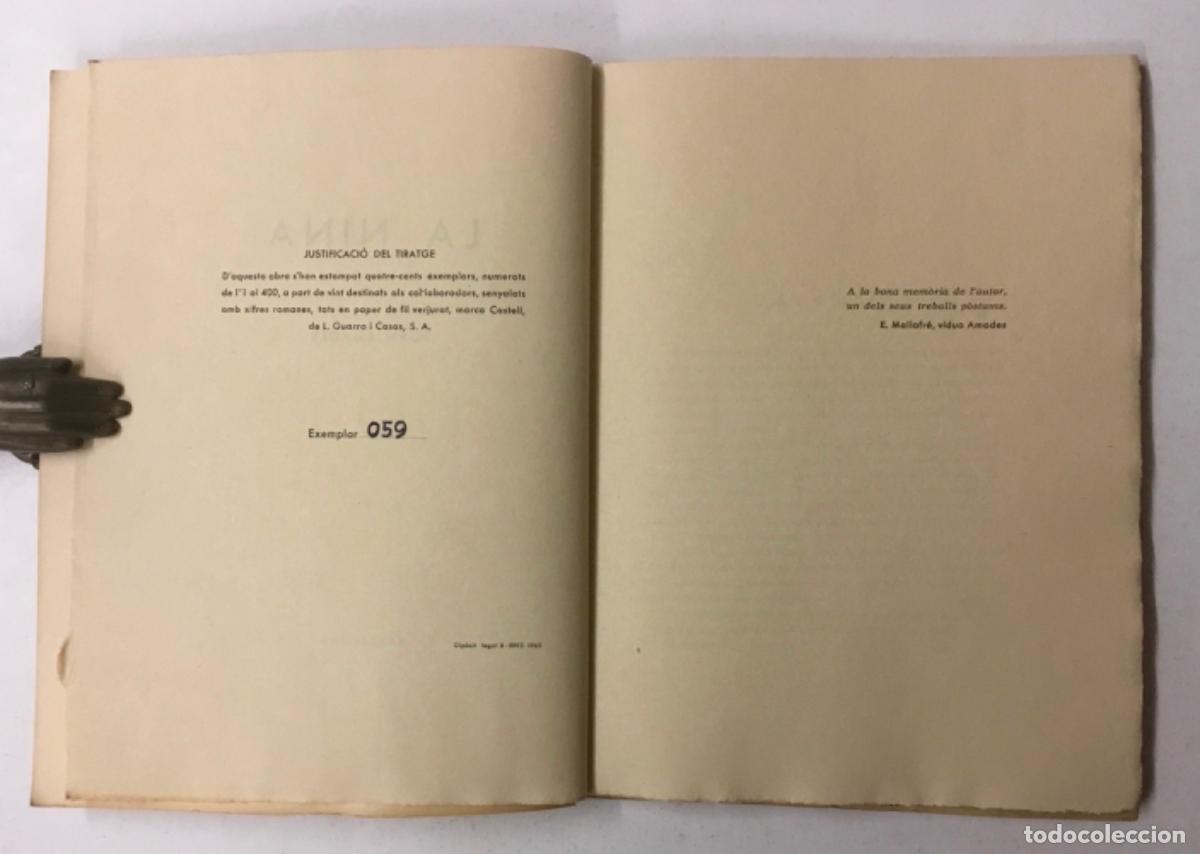 Libros de segunda mano: LA NINA. - AMADES, Joan. 1965. - Foto 3