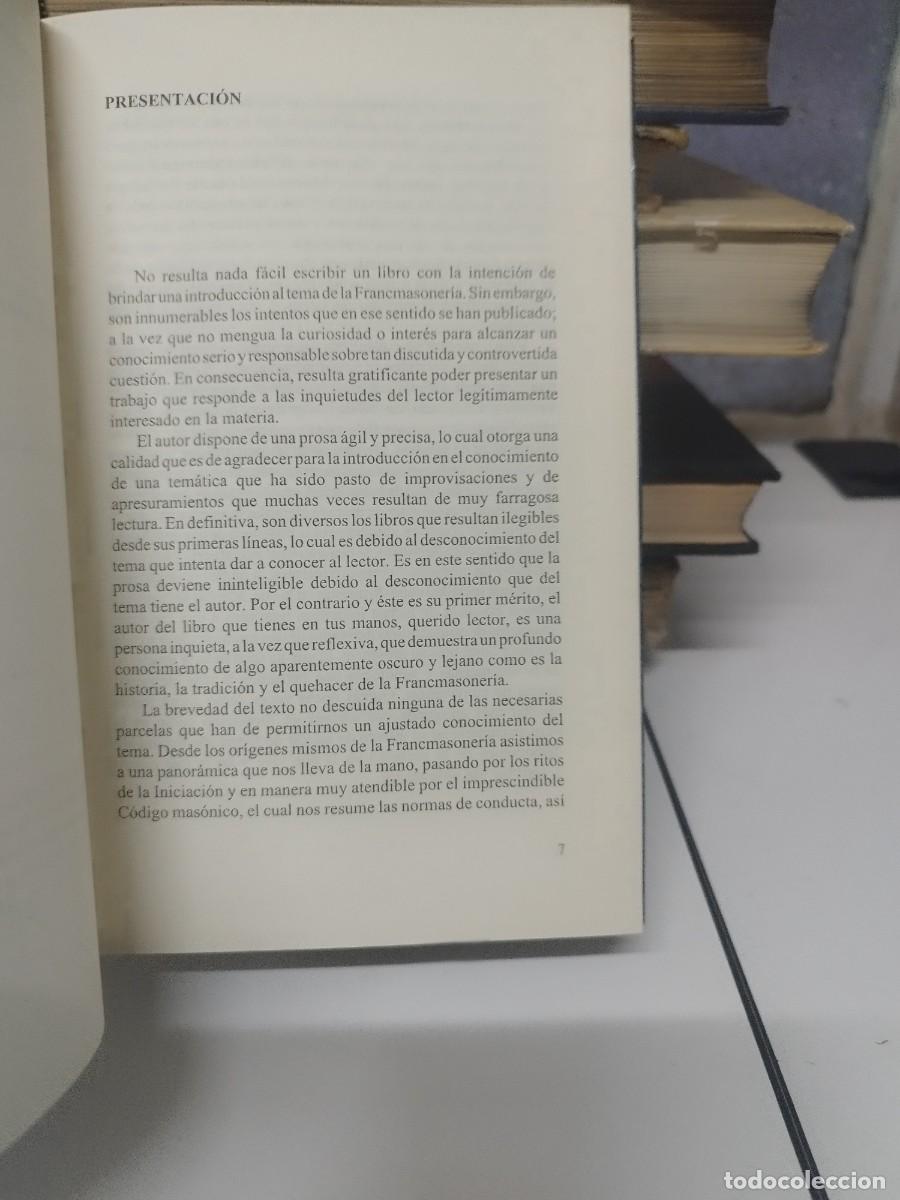Libros de segunda mano: Masoner&iacute;a. Una introducci&oacute;n al tema. Mario M. P&eacute;rez Ruiz. - Foto 3