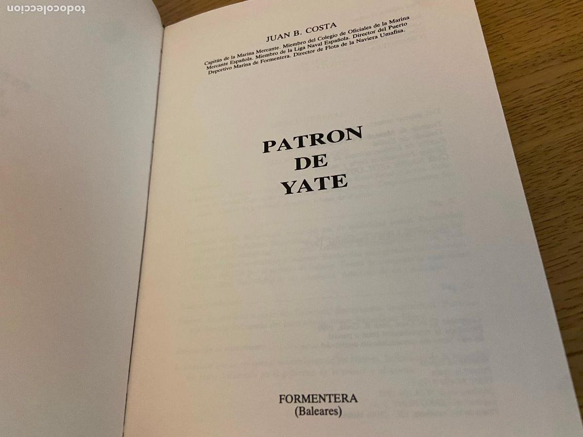 Libros de segunda mano: PATR&Oacute;N DE YATE - Capt. J. B. Costa - Foto 3
