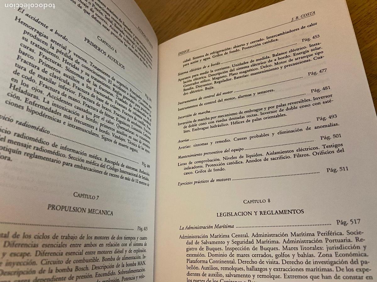 Libros de segunda mano: PATR&Oacute;N DE YATE - Capt. J. B. Costa - Foto 7