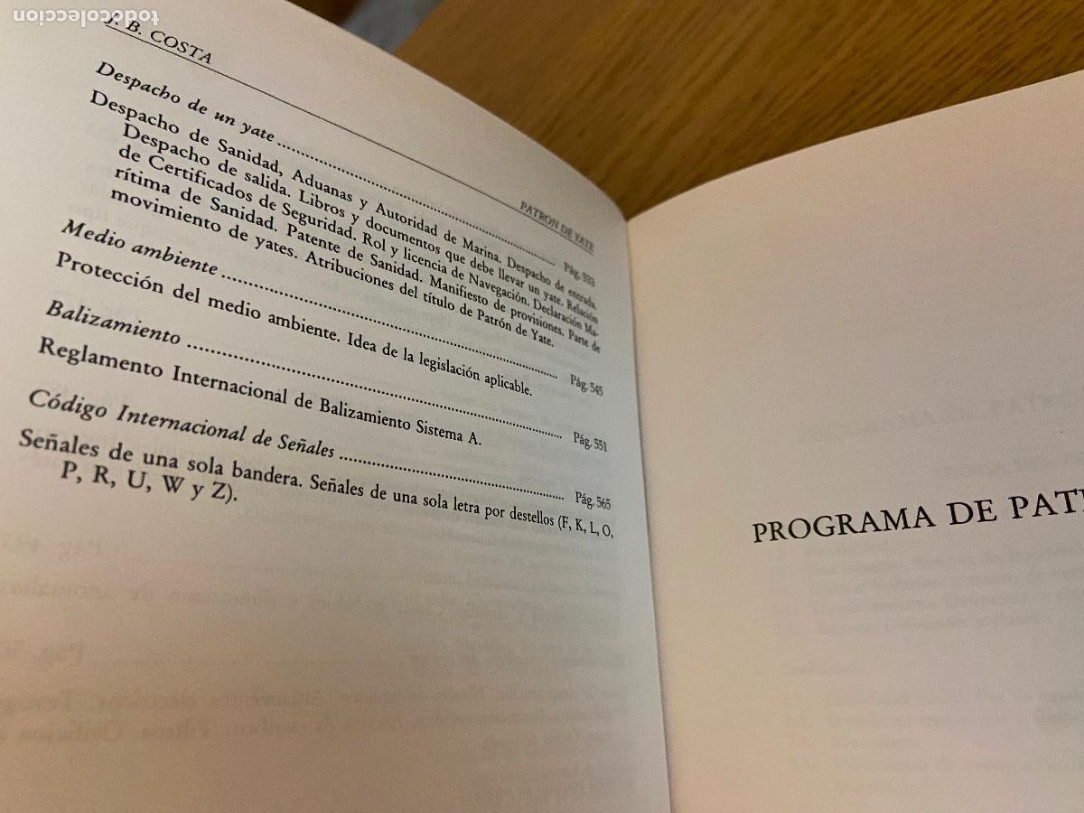 Libros de segunda mano: PATR&Oacute;N DE YATE - Capt. J. B. Costa - Foto 8