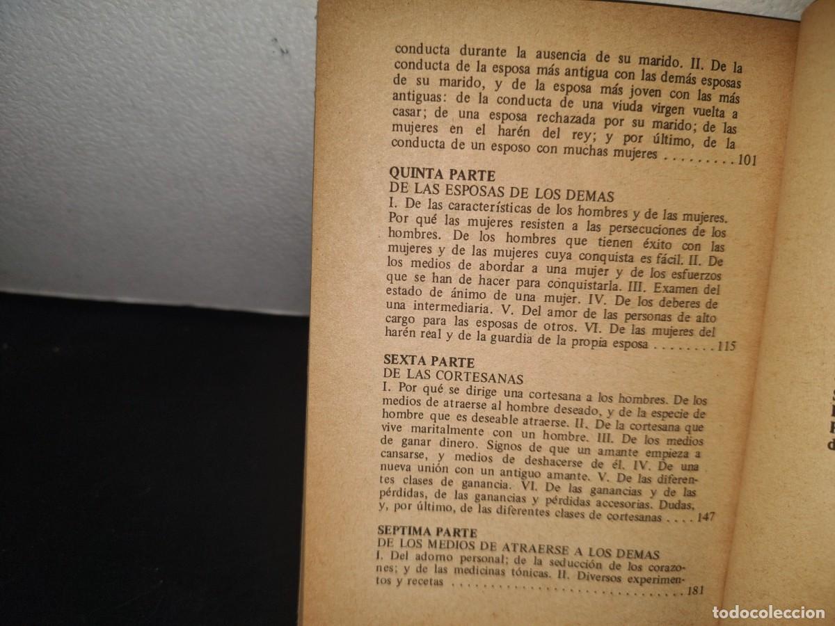 Libros de segunda mano: 95- EL DIVINO LIBRO DE LOS AMANTES. KAMA SUTRA - VATSYAYANA - EDITORIAL POSADA - Foto 6
