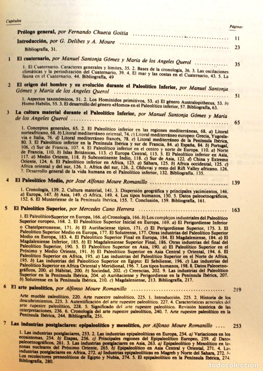 Libros de segunda mano: MANUAL DE HISTORIA UNIVERSAL. PREHISTORIA. - Foto 2